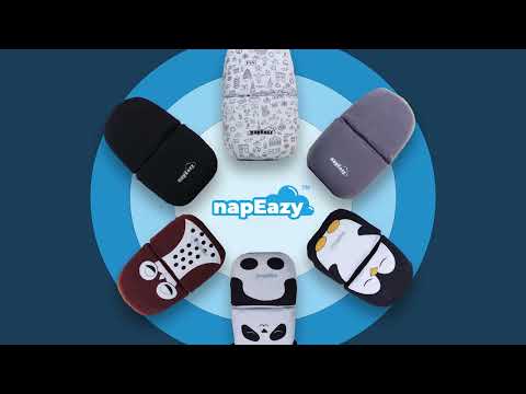 NapEazy Travel Pillow - 3-In-1 Pillow For Neck, Back & Lumbar Support  - Qtee Owl